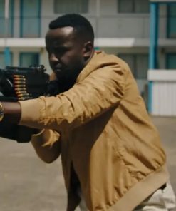 Janvier Katabarwa Bullet Proof The Frenchman Yellow Varsity Jacket