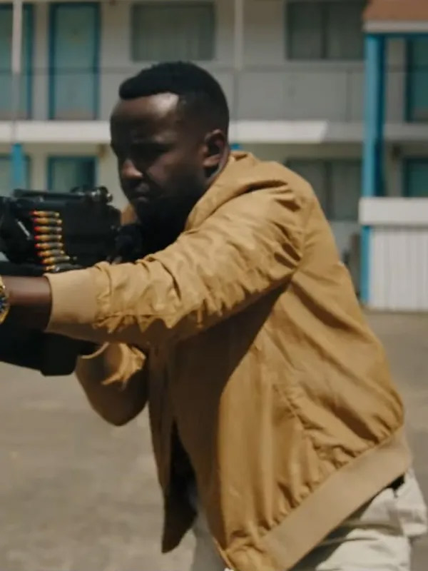 Bullet Proof The Frenchman Yellow Bomber Jacket Janvier Katabarwa Bullet Proof The Frenchman Yellow Varsity Jacket