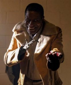 Candyman Yahya Abdul-Mateen II Shearling Trench Coat