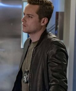 Detective Jay Halstead Chicago PD Black Bomber Leather Jacket