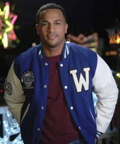 Michael Xavier Christmas Comes Twice Letterman Jacket