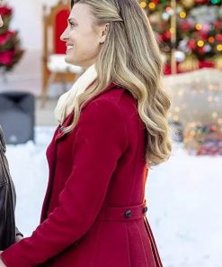 Brooke D’Orsay Christmas in Love Red Wool Coat