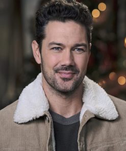 Dylan Bailey Coyote Creek Christmas Beige Shearling Jacket