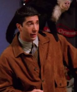 Friends David Schwimmer Suede Leather Jacket