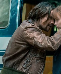 Jasper Queller Pieces of Her Brown Leather Jacket