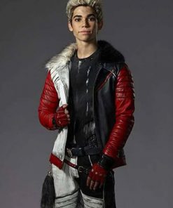 Cameron Boyce Descendants Shearling Leather Jacket