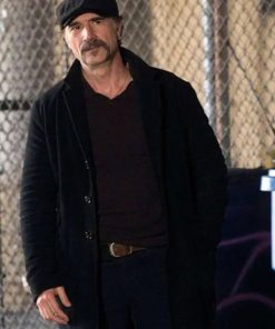 Elias Koteas Chicago P.D Black Trench Coat