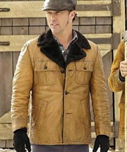 Fargo Jeffrey Donovan Brown Leather Jacket