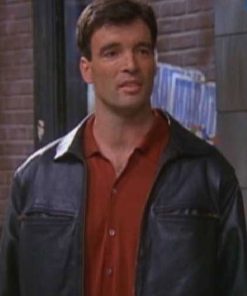 Kevin Ruf Friends Black Leather Jacket