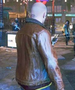 Watch Dogs 3 Shearling Leather Jacket
