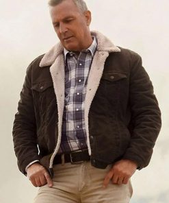 Let Him Go Kevin Costner Shearling Jacket