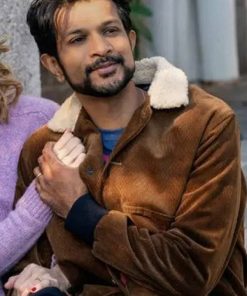 Jay Ghosts Brown Suede Leather Jacket