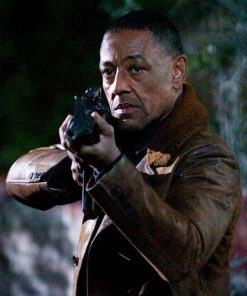 Giancarlo Esposito TV Series Revolution Shearling Leather Jacket