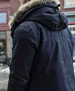 Resident Alien Harry Vanderspeigle Blue Parka Shearling Jacket