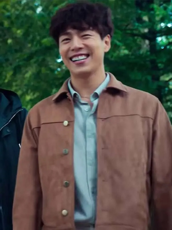 Hyun-Woo Lee Money Heist Korea – Joint Economic Area Rio Brown Leather Jacket Money Heist: Korea – Joint Economic Area Hyun-Woo Lee Brown Jacket