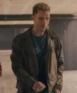 Ed Skrein I Used to Be Famous Vince Brown Leather Jacket