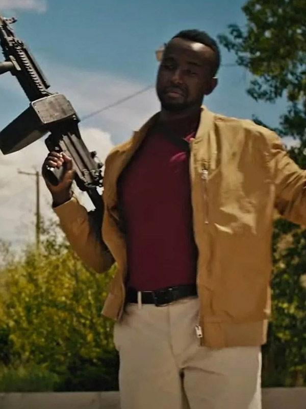 Janvier Katabarwa Bullet Proof The Frenchman Yellow Varsity Jacket Janvier Katabarwa Bullet Proof Yellow Bomber Jacket