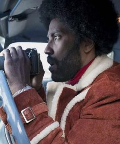 Ron Stallworth Movie BlacKkKlansman Shearling Jacket