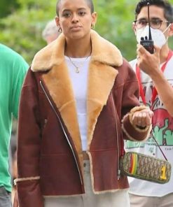 Jordan Alexander Gossip Girl Shearling Jacket