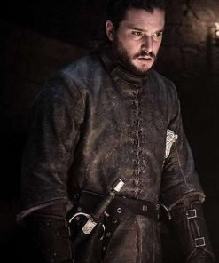 Game of Thrones Jon Snow Brown Leather Jacket