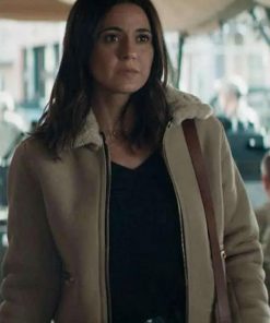 Emmanuelle Chriqui Superman and Lois Leather Jacket