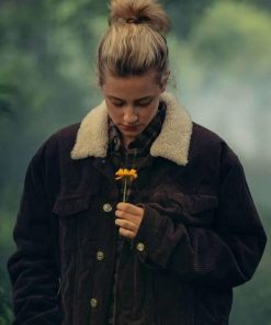 Grace Town Chemical Hearts Shearling Jacket