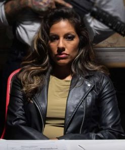 Section 8 Tracy Perez Black Leather Jacket