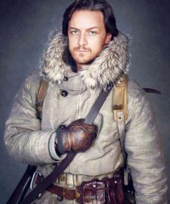 James McAvoy His Dark Materials Shearling Coat
