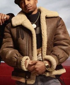 Lou-Lou Thomas Power Book III Brown Shearling Jacket
