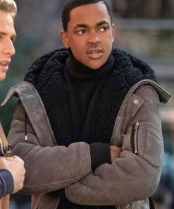 Tariq St. Patrick Power Book II Ghost Shearling Jacket