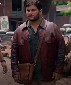 Jack Mimoun et les secrets de Val Verde Malik Bentalha Leather Jacket