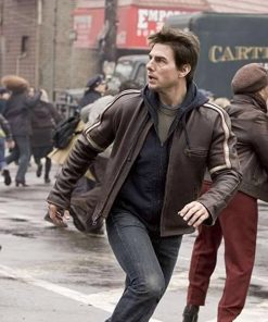 Ray Ferrier War of Worlds Brown Leather Jacket