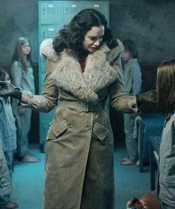 Ruth Wilson His Dark Materials Shearling Trench Coat