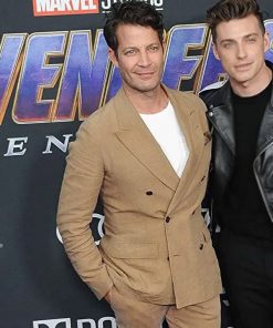 Avengers Endgame Premier Nate Berkus Brown Blazer