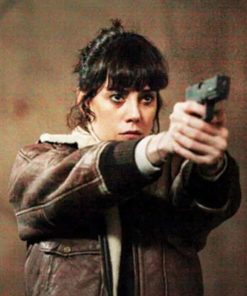 Persona Nevra Elmas Brown Shearling Leather Jacket