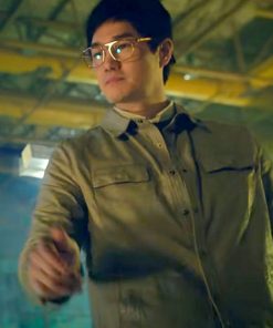 Berlin Money Heist Korea – Joint Economic Area Gray Cotton Jacket