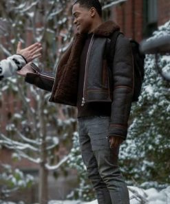 Michael Rainey Jr Power Book II Ghost Brown Leather Jacket