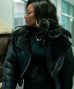 Raquel Thomas Power Book III Black Biker Jacket