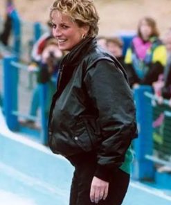 Princess Diana Hard Rock Cafe London Black Leather Jacket
