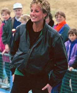 Hard Rock Cafe Princess Diana Black Leather Jacket