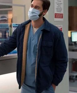 Dr. Max Goodwin New Amsterdam Blue Cotton Jacket