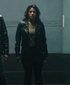 Liza Mueller Section 8 Black Leather Jacket