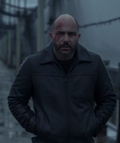 Lior Raz Hit & Run Black Leather Jacket