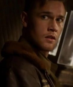 Walter Shadow in the Cloud Taylor John Smith Brown Shearling Leather Jacket