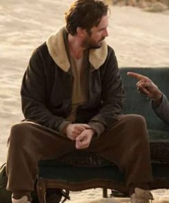 TV Series Solos Otto Brown Shearling Leather Jacket