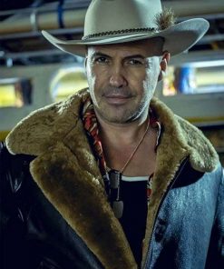 Curfew Billy Zane Shearling Leather Jacket