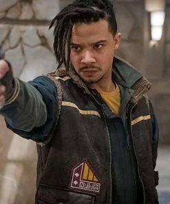 Viner TV Series Doctor Who Season 13 Jacob Anderson Leather Vest