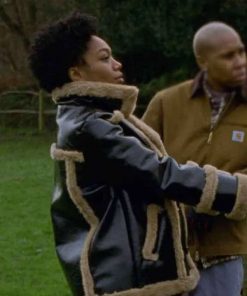 Lena Waithe Master of None Black Leather Jacket