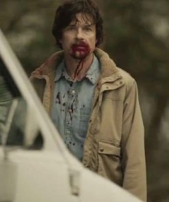 TV Series The Outsider Terry Maitland Cotton Shearling Jacket