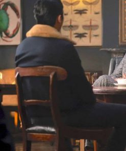 Movie The Gentleman Dry Eye Shearling Jacke